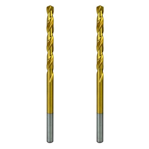 Greycore Tools 1/8 Inch x 6 Inch Cobalt Aircraft Extension Bit – 2 Pack M35 Cobalt Drill Bit, Industrial Titanium Coating – Drill Bits for Steel, Hard Metal, Cast Iron, Wood, Plastic (1/8" x 6") in Saudi Arabia