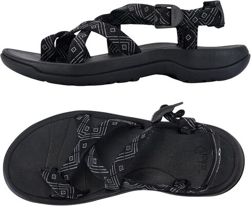 Viakix Womens Walking Sandals: Cute Stylish Comfy Athletic Sport Outdoor Hiking Sandal for Trekking Water Outdoor Beach With Arch Support for Womens Ladies in Kuwait