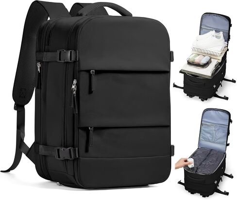 wepadre Vacuum Backpack Travel with Pump Travel Backpack with Vacuum System Expandable Vacpack Compression Backpacks for Travel Easy Vac Pack Carry on Luggage in Saudi Arabia