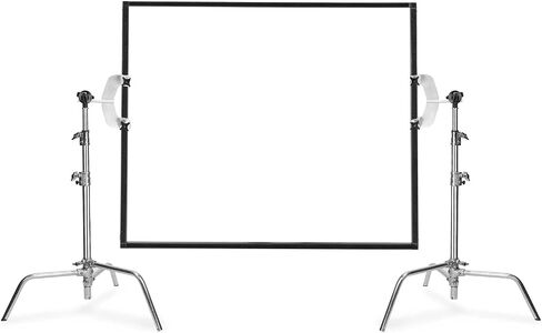 PROAIM Framax Scrim Jim Frame (4 x 4') for Photographers & Filmmakers. Lighting Control Kit of Four 46" Tubes & 2D Frame Connectors. | Includes four 46" tubes and 2D frame connectors for light shaping, diffusion, reflection, and flagging in Kuwait