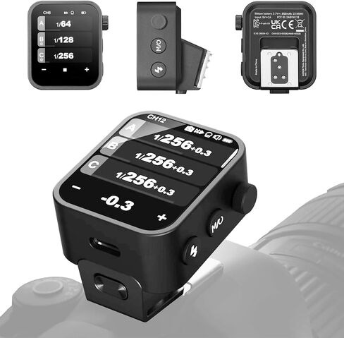 Godox X3N X3-N TTL Wireless Flash Trigger for Nikon Camera, 2.4G Wireless Touchscreen Flash Transmitter, Support TTL Auto/Manual/Multi Flash, Built-in Lithium Battery, High-Definit OLED Screen in Saudi Arabia