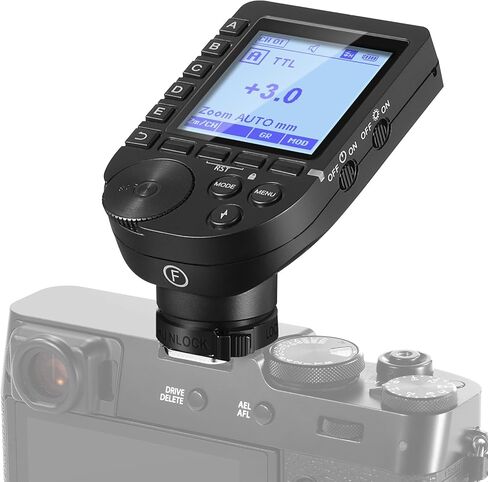 NEEWER QPRO-S TTL Wireless Flash Trigger Compatible with Sony 1/8000s HSS Large LCD Screen Slanted Design 5 Group Buttons 9 Customizable Functions for Q4 Q3 Z2 Z1 Z760 NW760 S101-300W PRO/400W PRO | 1/8000s HSS, Large Screen, Slanted Design, 5 Group 9 Cus in Kuwait