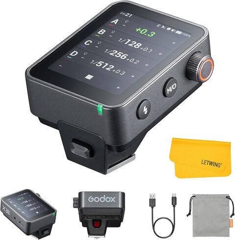 GODOX X3 Pro S X3Pro-S TTL Wireless Flash Trigger for Sony, 2.4G Wireless Touchscreen Flash Transmitter, Support Bluetooth & APP Control, Built-in Lithium Battery, Fast Charging, Pro Performance in Saudi Arabia
