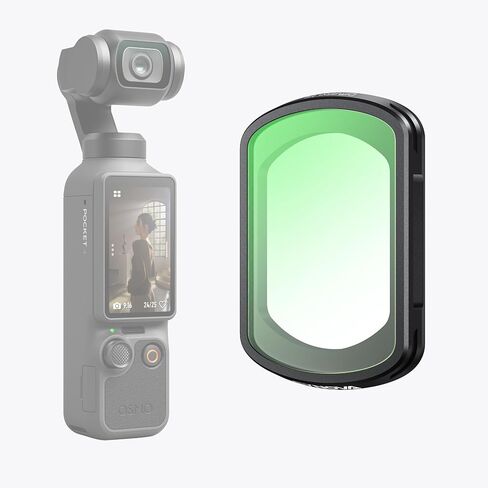 CYNOVA Wide-Angle Lens for DJI Osmo Pocket 4 Accessories | Compatible with DJI Pocket 3/4/Xtra Muse, Expand Field of View Lens for Vlogging & Travel, Magnetic Attach/Optical Glass in Kuwait