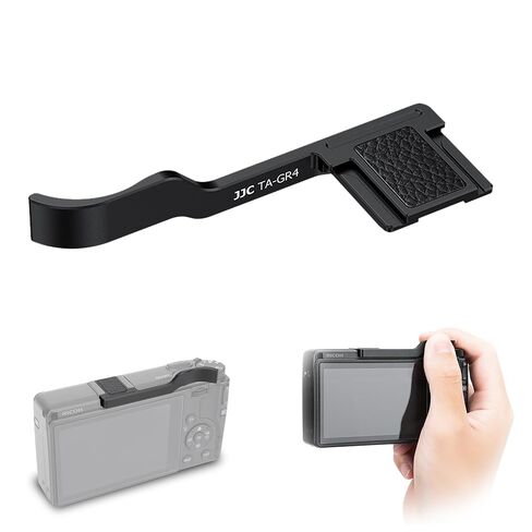 JJC Metal Thumb Grip for Ricoh GR III GR3 HDF GR IIIx GR3x HDF Accessories | Thumb Supprot Improved Stability & One-Handed Operation, Ergonomic Design, for Ricoh GR III/GR III HDF/GR IIIx/GR IIIx HDF in Kuwait