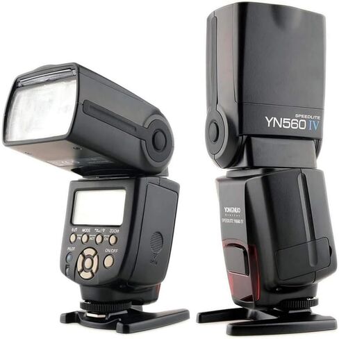 YONGNUO YN560 IV Universal Flash Speedlite, GN58 Manual Master Slave Flash | YONGNUO YN560IV Universal Flash Speedlite, GN58 Manual Multi Master Slave Flash, Built-in Trigger System, Negative LCD Screen in Kuwait