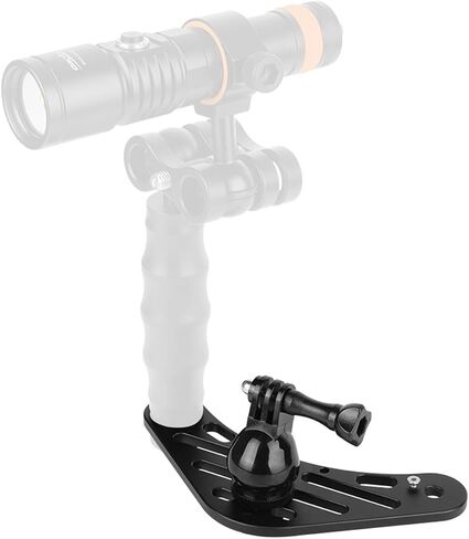 ORCATORCH H02 Underwater Camera Tray Kit for GoPro | Aluminum Alloy Tray & Grip, Mount Camera & Dive Lights, Dual Handle Control, Reduce Shake, Stable Underwater Photography in Kuwait