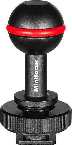 MINIFOCUS 2Pcs 1'' Ball Adapter to 1/4"-20 Screw, Universal Ball Joint Bracket with 1/4" Screw Base Adapter for Underwater Camera Arm Tray Diving Photography System in Kuwait