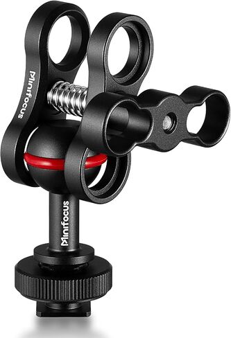 MINIFOCUS 2Pcs 1'' Ball Adapter to 1/4"-20 Screw, Universal Ball Joint Bracket with 1/4" Screw Base Adapter for Underwater Camera Arm Tray Diving Photography System in Kuwait