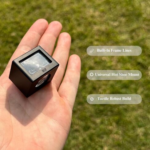 Retropia Optical Waist Level Viewfinder | Universal Compatibility for Glare-Free, Bright Clarity, Low-Angle Shots | Premium & Tool-Free for Standard Hot Shoe Mounts in Kuwait