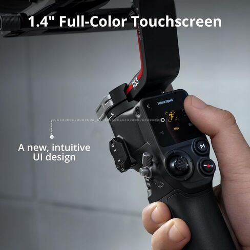 DJI RS 3 Mini, Camera Gimbal Stabilizer, Canon/Sony/Nikon/Fujifilm | 2 kg (4.4 lbs) Tested Payload, Native Vertical Shooting, Bluetooth Shutter Control, 3rd-Gen RS Stabilization, 795g in Kuwait