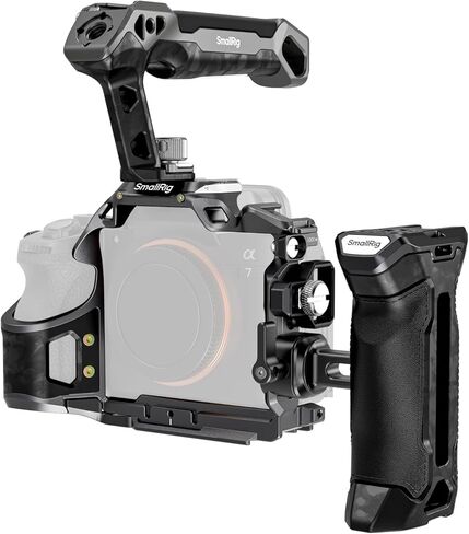 SmallRig A7 V / A7R V / A7 IV Rhinoceros Cage for Sony Alpha 7 V/Alpha 7R V/Alpha 7 IV/Alpha 7S III/Alpha 7R IV, New Sleek & Streamlined Design in Kuwait