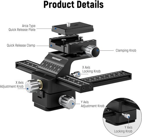 NEEWER 31.5"/80cm Motorized Camera Slider, App Wireless Control DSLR Carbon Fiber Dolly Rail Slider with 4400mAh F750 Battery (Charger Not Included), Support Video Mode, Time Lapse Photography, ER1-80 in Kuwait