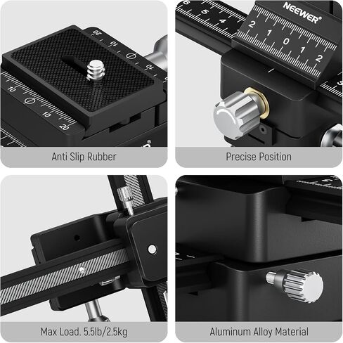NEEWER 31.5"/80cm Motorized Camera Slider, App Wireless Control DSLR Carbon Fiber Dolly Rail Slider with 4400mAh F750 Battery (Charger Not Included), Support Video Mode, Time Lapse Photography, ER1-80 in Kuwait