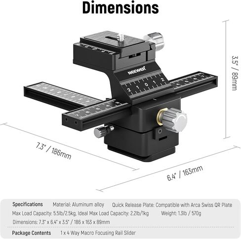 NEEWER 31.5"/80cm Motorized Camera Slider, App Wireless Control DSLR Carbon Fiber Dolly Rail Slider with 4400mAh F750 Battery (Charger Not Included), Support Video Mode, Time Lapse Photography, ER1-80 in Kuwait