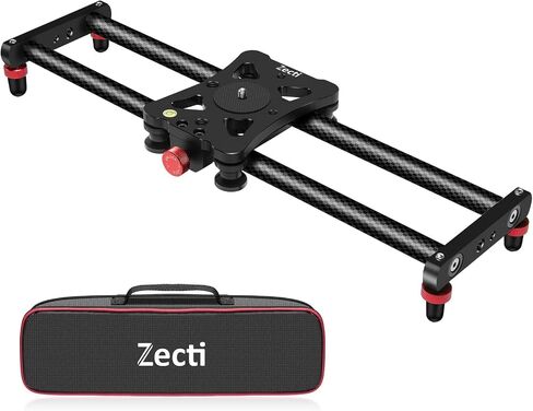 Zecti Camera Slider 16 "/40 cm Adjustable Carbon Fiber Camera Dolly Track Slider Video Stabilizer Rail for Camera DSLR Video Movie Photography Camcorder Stabili & Phone in Kuwait