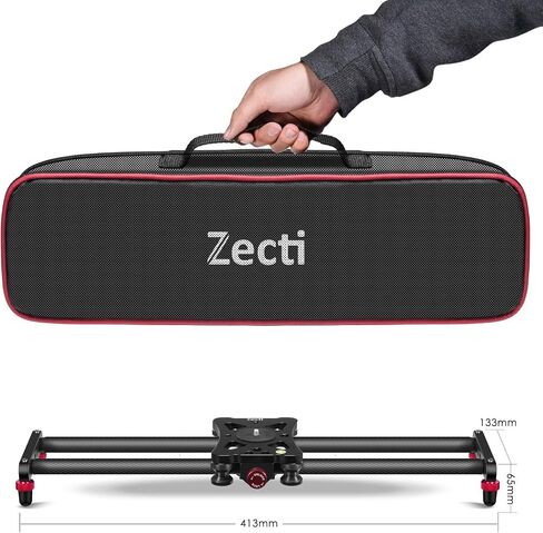 Zecti Camera Slider 16 "/40 cm Adjustable Carbon Fiber Camera Dolly Track Slider Video Stabilizer Rail for Camera DSLR Video Movie Photography Camcorder Stabili & Phone in Saudi Arabia