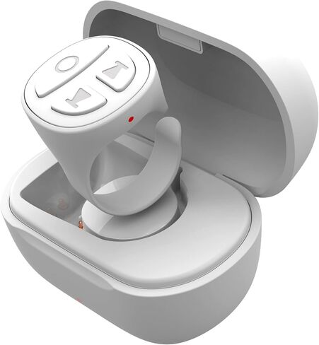Tiktok Scrolling Ring for iPhone, Bluetooth Camera Remote Control, Remote Control for TIK Tok Scrolling Ring for iPhone, Android (White) in Saudi Arabia