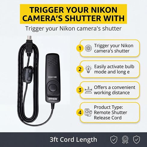 Nikon 25395 MC-DC2 Remote Release Cord (1 Meter) in Kuwait