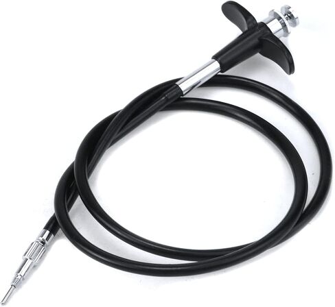 15.7" (40cm) Threaded Release Cable Shutter Release Cable, Black | Vibration-free, with Bulb-Lock Mechanical Shutter Release Cable in Saudi Arabia