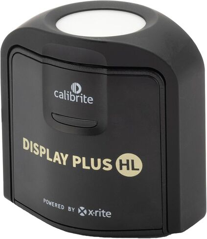 Calibrite Display Plus HL Monitor Calibration Colorimeter for Mini LED OLED and Super Bright Displays, Advanced HL Sensor Measures Up to 10000 Nits, PROFILER Software, USB C with Adapter | Hl Sensor, Measures Up to 10, Supports LCD, Mini-LED, OLED, Qd-OLE in Kuwait
