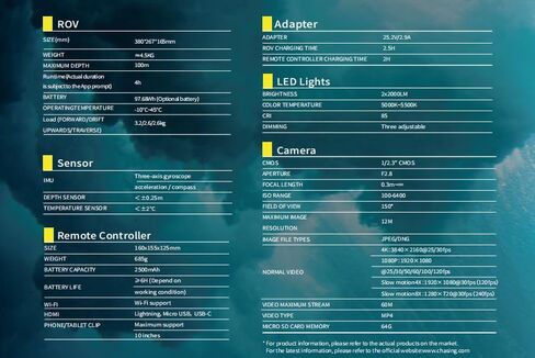 Chasing M2 S, Industrial-Grade Revolutionary Underwater Robot, Upgraded Intelligent Flightcontrol System and Image Algorithm, Unprecedented Underwater Perception and Freedom of Movement (6) in Kuwait