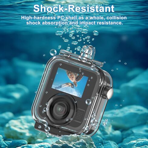 FiTSTILL Waterproof Housing only for Go Pro MAX 2, 40M/131FT Touchscreen Dive Housing Underwater Protective Case with Mount and Accessory Kit (NOT for MAX 2019 & MAX360 2025) in Kuwait