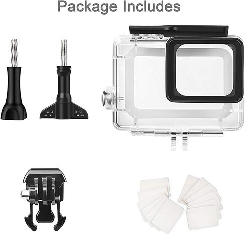 FitStill 148FT/45M Waterproof Housing for Go Pro Hero 2018/7/6/5 Black,Protective Underwater Dive Case Shell with Bracket for Go Pro Hero7 Hero6 Hero5 Black Action Camera Accessories in Kuwait