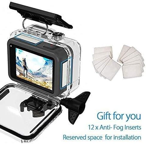 FitStill 148FT/45M Waterproof Housing for Go Pro Hero 2018/7/6/5 Black,Protective Underwater Dive Case Shell with Bracket for Go Pro Hero7 Hero6 Hero5 Black Action Camera Accessories in Kuwait
