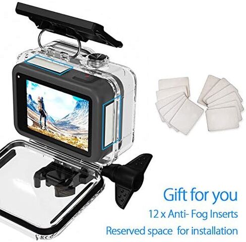 FitStill 60M Waterproof Case for Go Pro Hero 8 Black, Protective Underwater Dive Housing Shell with Bracket Accessories for Go Pro Hero8 Action Camera in Kuwait