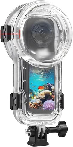 Dive Case for DJI Osmo Action 6 Waterproof Case, 60m/196ft Underwater Housing Cover Protective Shell for Scuba Snorkeling Deep Diving Photography in Kuwait