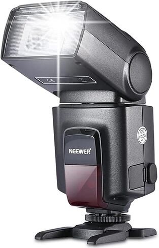 NEEWER TT560 Camera Flash Speedlite Compatible with Canon Sony Nikon Panasonic Fuji DSLR with Universal Single Contact Hot Shoe Mount, Speedlight Compatible with Sony ZV1, NOT for ZV-1F, No TTL in Kuwait