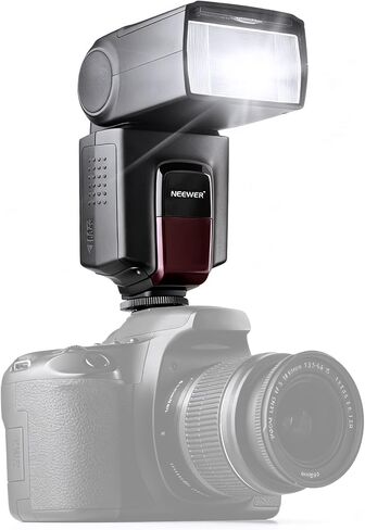 NEEWER TT560 Camera Flash Speedlite Compatible with Canon Sony Nikon Panasonic Fuji DSLR with Universal Single Contact Hot Shoe Mount, Speedlight Compatible with Sony ZV1, NOT for ZV-1F, No TTL in Kuwait