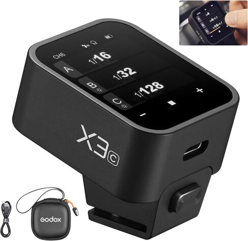 Godox X3N X3 N X3-N TTL Wireless Flash Trigger for Nikon Cameras,Touch Screen OLED TTL Wireless Flash Trigger Transmitter, with TCM Conversion,7 Days Standby (Upgrade Version of Xpro-N/XproII-N/X2T-N) in Saudi Arabia