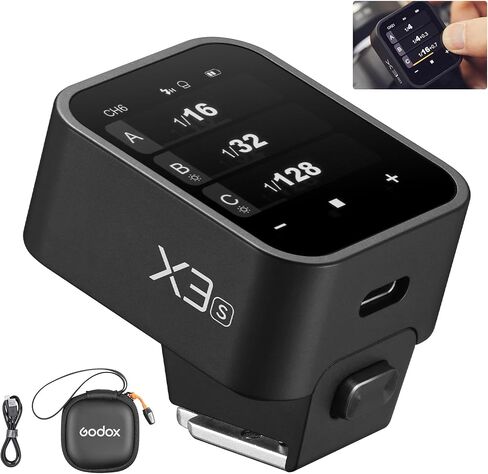Godox X3N X3 N X3-N TTL Wireless Flash Trigger for Nikon Cameras,Touch Screen OLED TTL Wireless Flash Trigger Transmitter, with TCM Conversion,7 Days Standby (Upgrade Version of Xpro-N/XproII-N/X2T-N) in Saudi Arabia