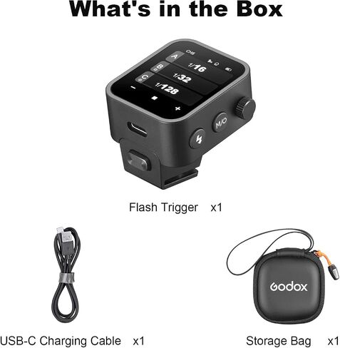 Godox X3N X3 N X3-N TTL Wireless Flash Trigger for Nikon Cameras,Touch Screen OLED TTL Wireless Flash Trigger Transmitter, with TCM Conversion,7 Days Standby (Upgrade Version of Xpro-N/XproII-N/X2T-N) in Saudi Arabia