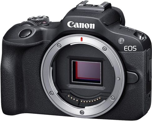 Canon EOS R100 Mirrorless Camera with 18-45mm Lens Bundle | 24.2MP APS-C Sensor, Dual Pixel AF & 4K Video | for Beginners, Travel, & Family Photography (6052C012) + 64GB Card + Battery + More in Kuwait