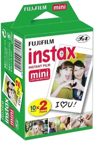 Fujifilm Instax Mini Film for All Mini Cameras + Quality Photo Cloth, 60 Sheets in Saudi Arabia
