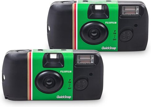 Fujifilm QuickSnap Flash 400 One-Time-Use Camera - 2 Pack in Kuwait