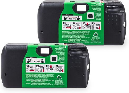 Fujifilm QuickSnap Flash 400 One-Time-Use Camera - 2 Pack in Kuwait