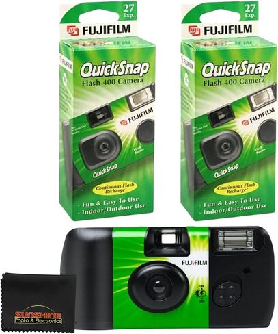 Fujifilm QuickSnap Flash 400 One-Time-Use Camera (5-Pack) in Kuwait