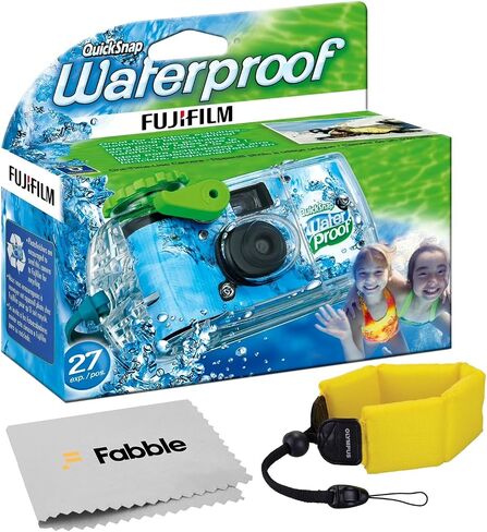 Fujifilm Quick Snap Waterproof 35mm Single Use Camera | Floating Foam Strap (Yellow)… (1 Pack) in Saudi Arabia