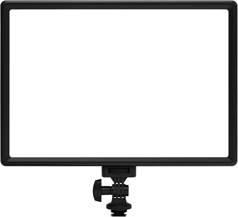 White LED Video Light for Camera with Built-in 4000mAh Battery | 2500k-6500k Bi-Color Photo Light with Cri>95, Supports Type-C USB Power Supply for Pictures, Video Recording & Live Streaming in Saudi Arabia