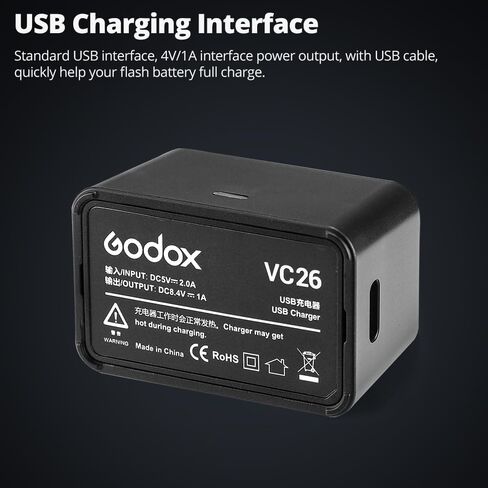 GODOX V1 Battery VB26 VB26A VB26B Li-ion Battery V1 V1Pro V100 Flash,V1S V1N V1C V1F V1O V860III V860III-S V860III-C V860III-N V860III-O V860III-F V850III AD100PRO in Saudi Arabia