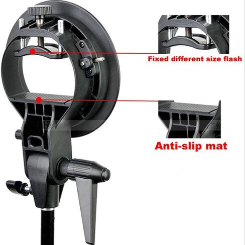 Godox S Type Bracket Bowens Mount Holder for Speedlite Flash Snoot Softbox Beauty Dish Reflector Umbrella in Kuwait