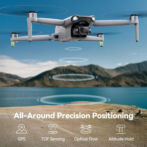 Ruko F11PRO 2 Plus Drones with Camera for Adults, 48MP 8K Photo, 3-Axis Gimbal Stabilizer, 74 Mins Flight Time (2 Batteries), 20,000ft Transmission, Beginner-Friendly Tech Gift in Kuwait