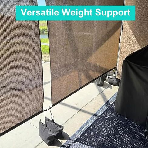 8 Pack Boat Cover Mooring Sand Bags Weights Small Sandbags with Hooks | Marine Grade Vinyl Weighted Bags Empty Small Sandbags Tarp Weights for Hold Things Down Boat Cover Pool Cover Canopy Tent Car in Kuwait