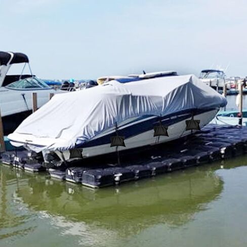 8 Pack Boat Cover Mooring Sand Bags Weights Small Sandbags with Hooks | Marine Grade Vinyl Weighted Bags Empty Small Sandbags Tarp Weights for Hold Things Down Boat Cover Pool Cover Canopy Tent Car in Kuwait