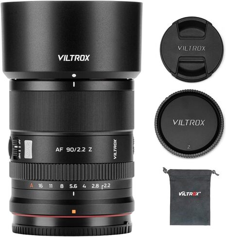 VILTROX AF 55mm F1.8 EVO Z APO Full Frame Large Aperture Auto Focus Prime Cameras Lens Compatible with Nikon Z-Mount Z30 Z50 Z50II ZFC Z5 Z5II Z6 Z6II Z6III Z7 Z7II Z8 Z9 ZF ZR in Kuwait