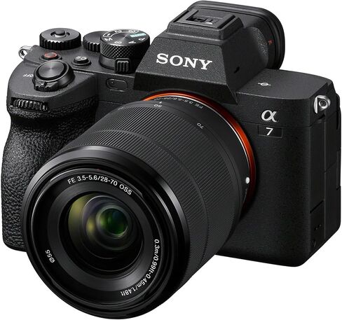 Sony Alpha 7 Iv Full Frame Mirrorless Camera with 28 70mm Lens | 33MP Full-Frame Sensor, 10 Fps Continuous, 5.5-Stop 5-Axis Ibis, 4K Video, Includes Fe 28-70mm Oss in Kuwait